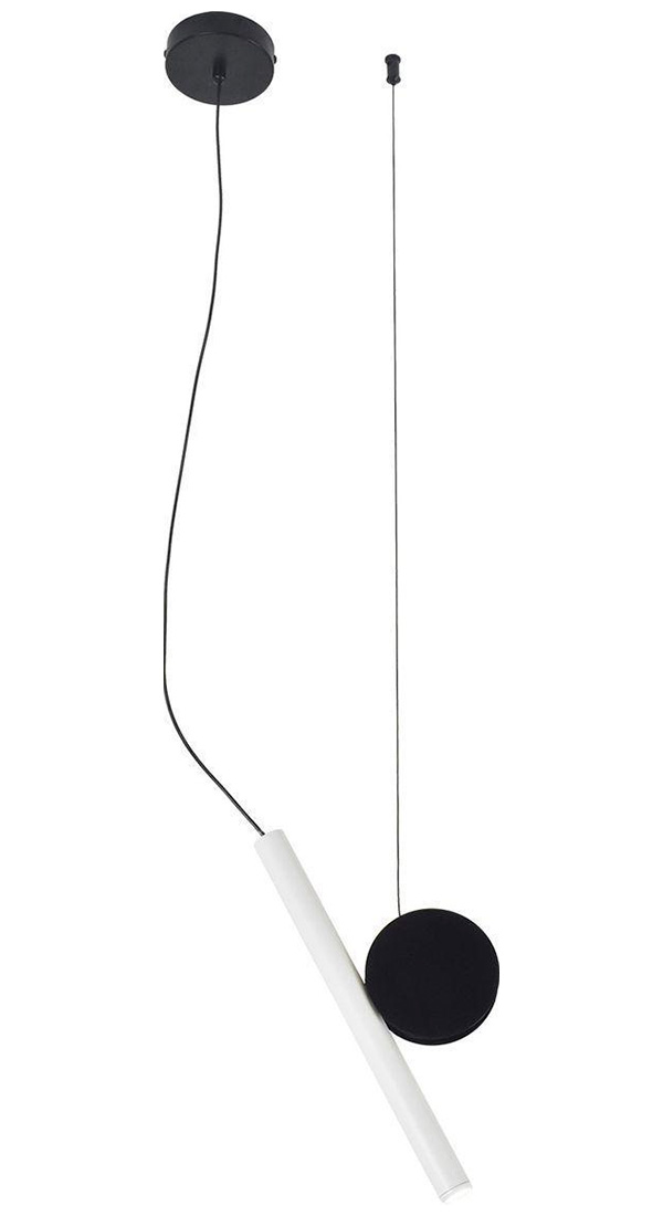 Изображение товара Подвесной светодиодный светильник Lussole Loft LSP-7016 хай-тек белый и черный