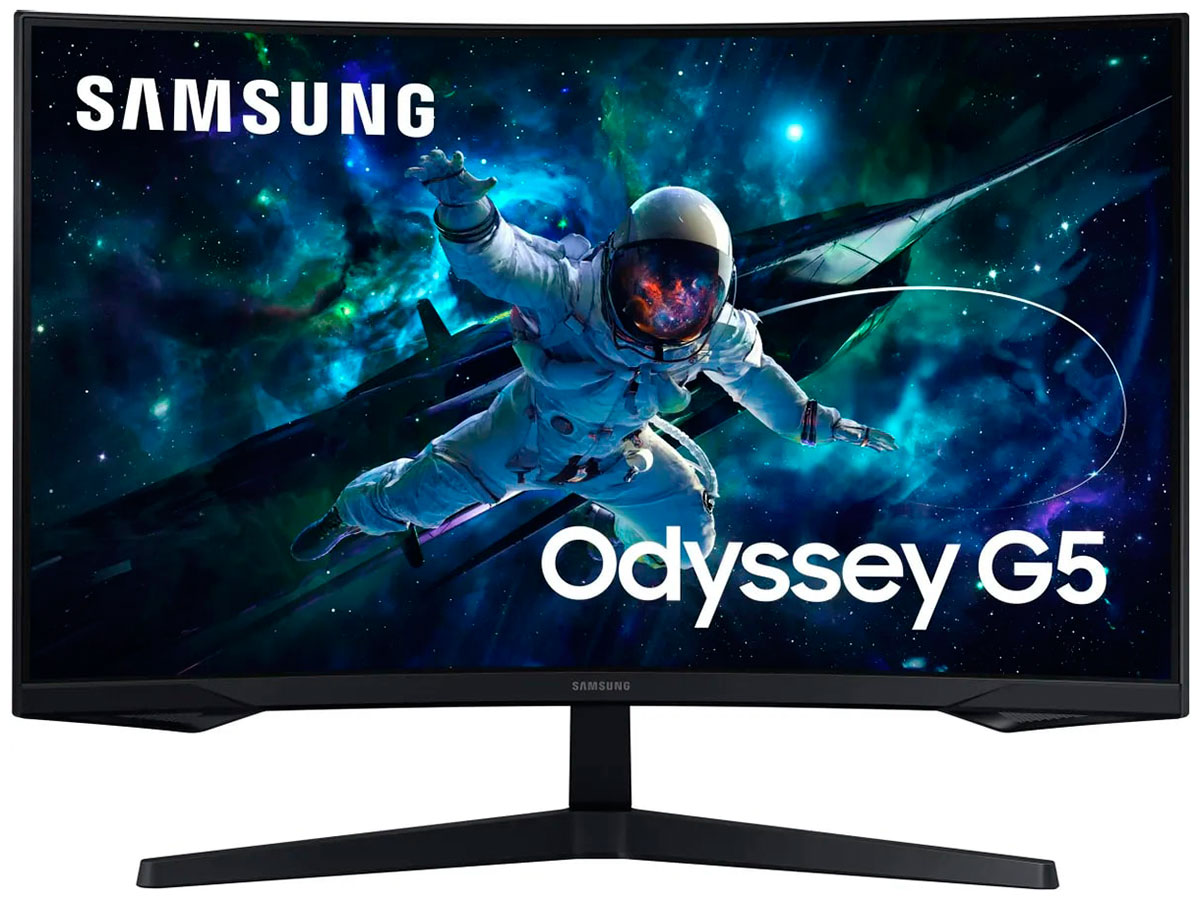 Изображение товара ЖК монитор Samsung 27" S27CG550EI, 2560x1440, VA, 165Hz, HDMI+DP, curved black