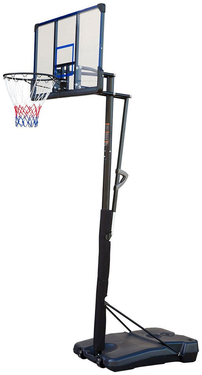Изображение товара Мобильная баскетбольная стойка DFC STAND48KLB с регулируемой высотой и щитом из ПВХ
