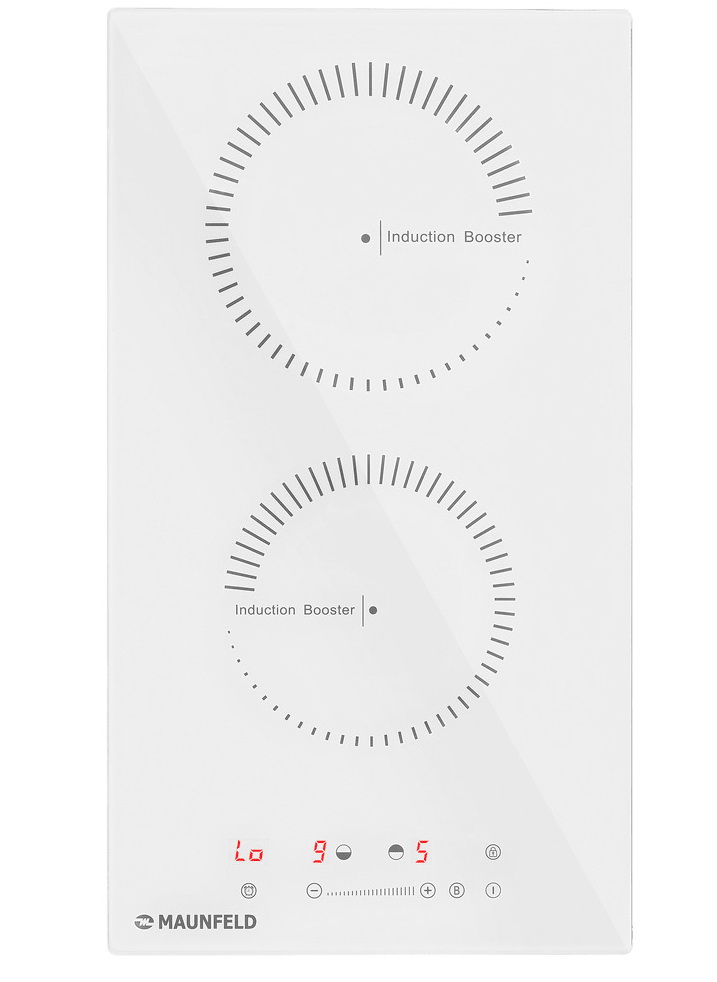 Изображение товара Электрическая индукционная варочная панель Maunfeld CVI292STWHC с 2 конфорками и таймером
