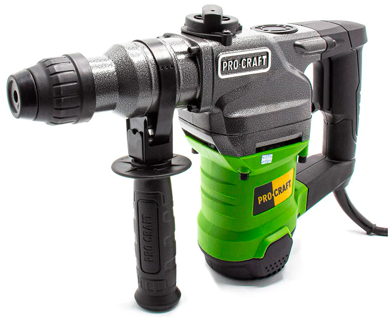 Изображение товара Перфоратор Procraft BH1750 сетевой 1200 Вт 3 режима сверление удар долбление