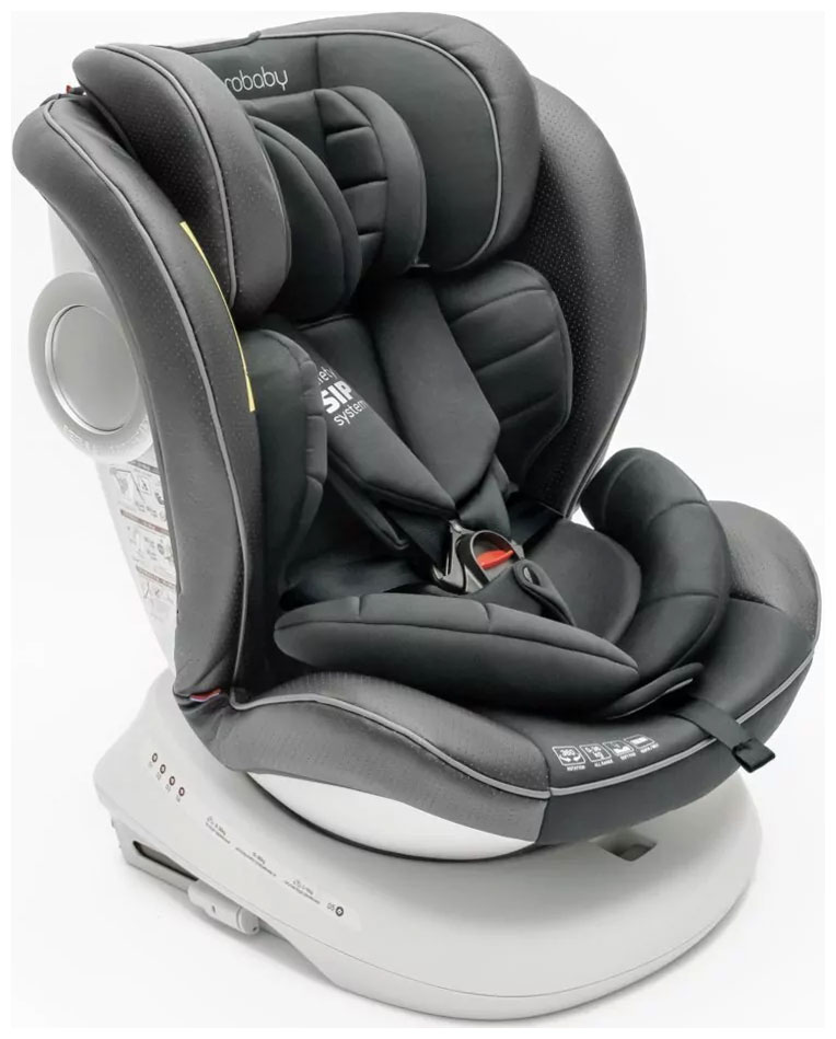 

Автокресло Amarobaby CHAMPION Isofix, класс D, группа 0+/1/2/3, графит
