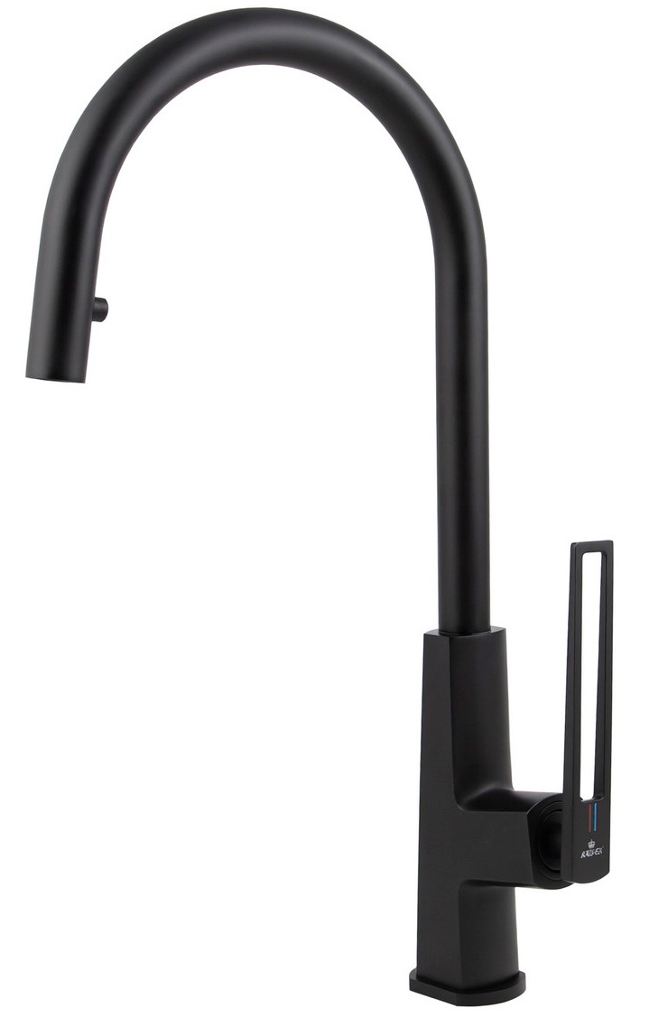 Изображение товара Кухонный смеситель Kaiser Merkur Черный матовый (27166-2)