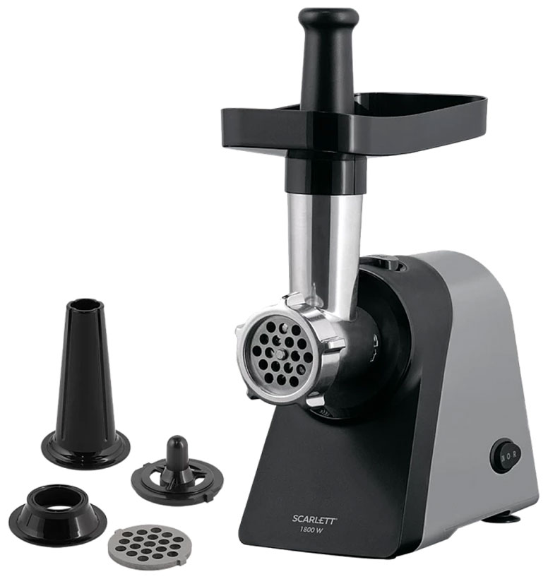 Изображение товара Мясорубка Scarlett SC-MG45S76 мощностью 1800 Вт для фарша и домашних колбас
