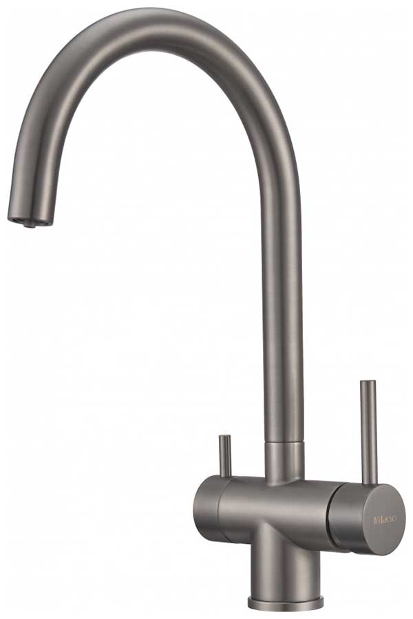Изображение товара Кухонный смеситель Milacio Ultra, вороненая сталь (MCU.554.GM)
