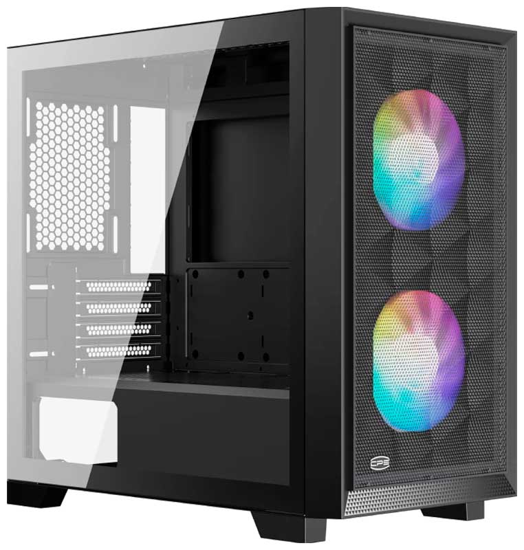 Изображение товара Компьютерный корпус PCCooler C3D310 BK ARGB Mini-Tower для Micro-ATX и Mini-ITX