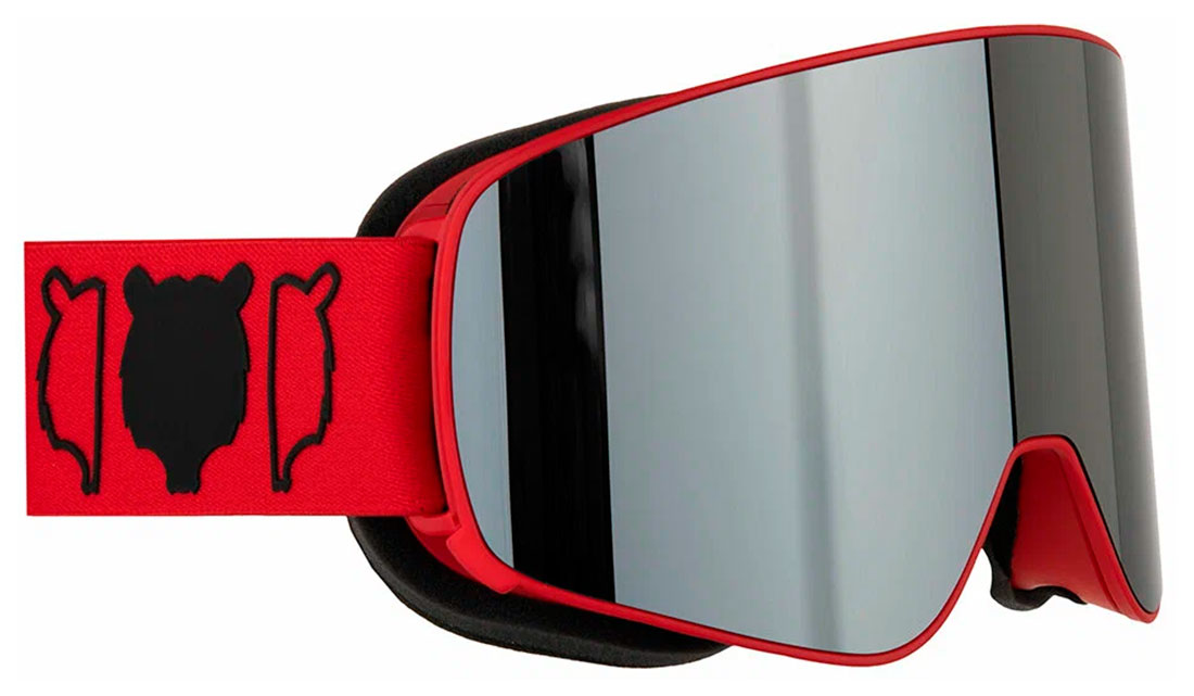 Изображение товара Горнолыжная маска Terror Spectrum красная двойные линзы защита от УФ вентиляция