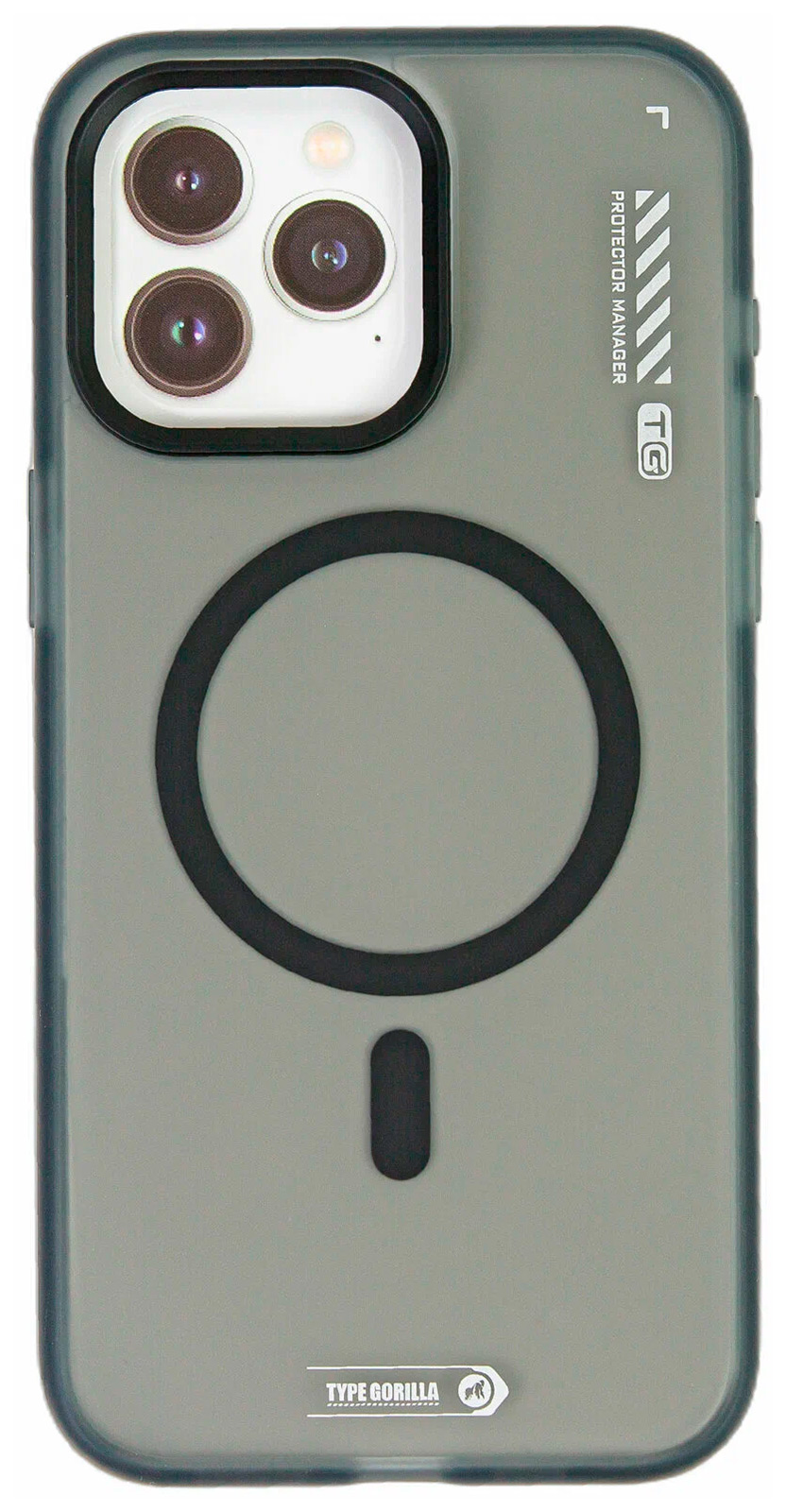 Изображение товара Чехол с магнитным покрытием Type Gorilla Dual Color для iPhone 15 Pro Max черный