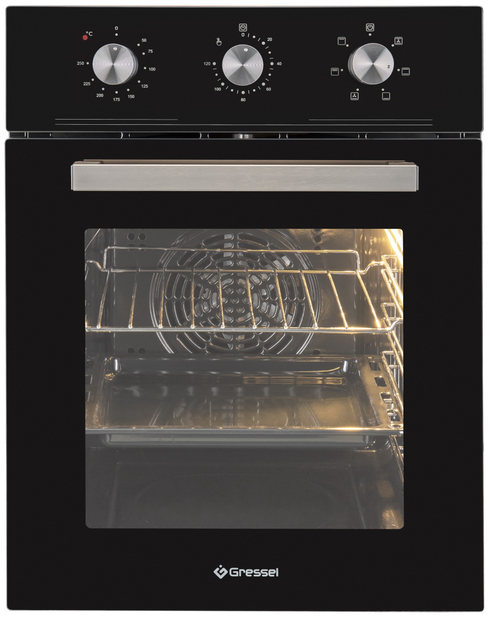 

Электрический духовой шкаф Gressel U4ES16000, Черный