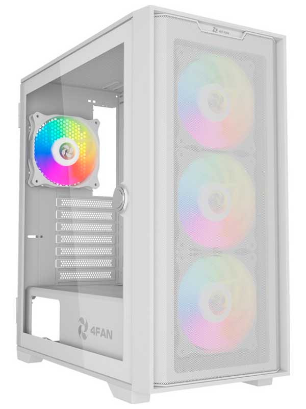 Изображение товара Компьютерный корпус 4FAN Zulian White с поддержкой водяного охлаждения
