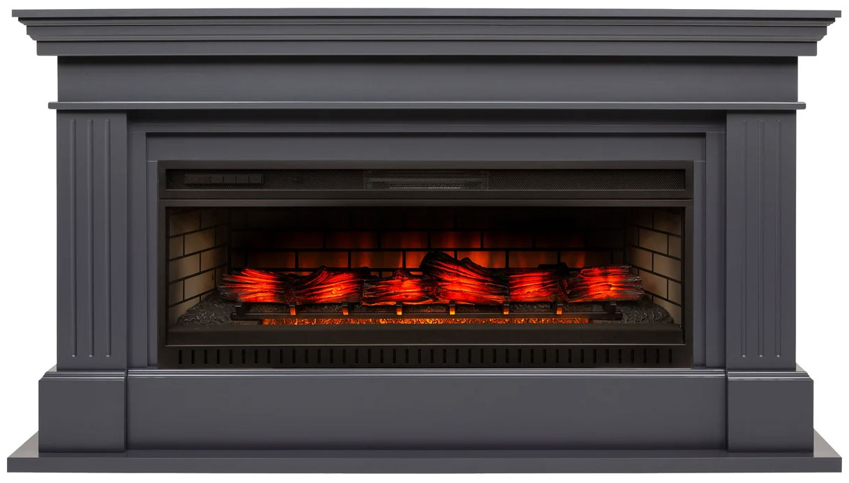 Изображение товара Каминокомплект электрический Realflame ONTARIO 45 с эффектом дров и дистанционным управлением