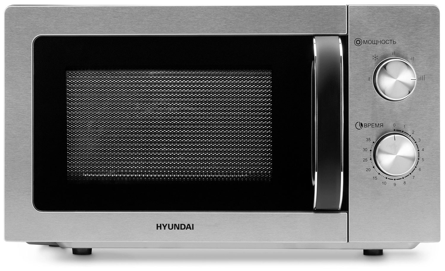 

Микроволновая печь - СВЧ Hyundai HYM-M2013 (20л., 700Вт, черный/нержавеющая сталь)