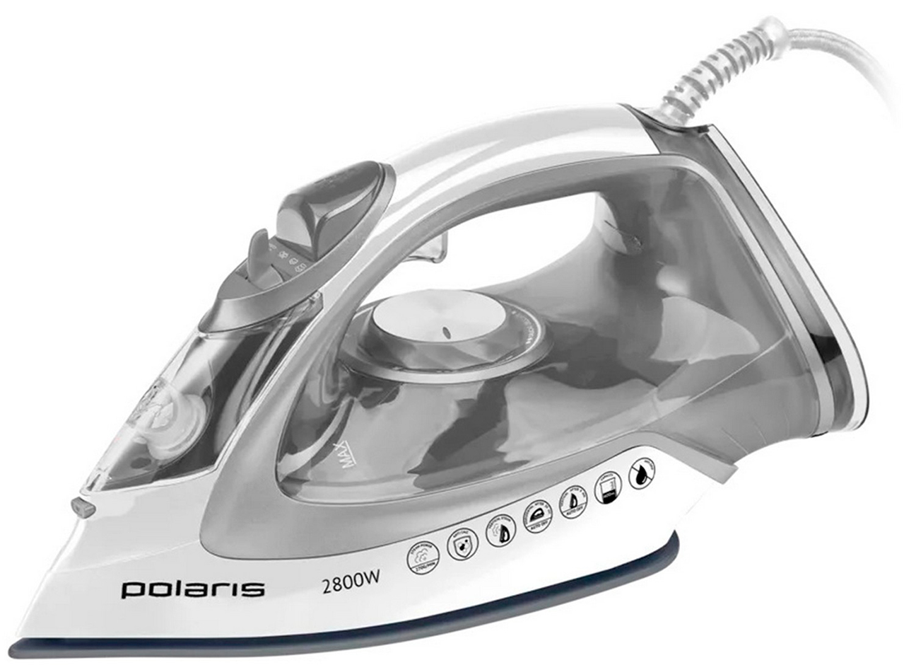 Утюг Polaris PIR 2821AK 3m белый/серебряный