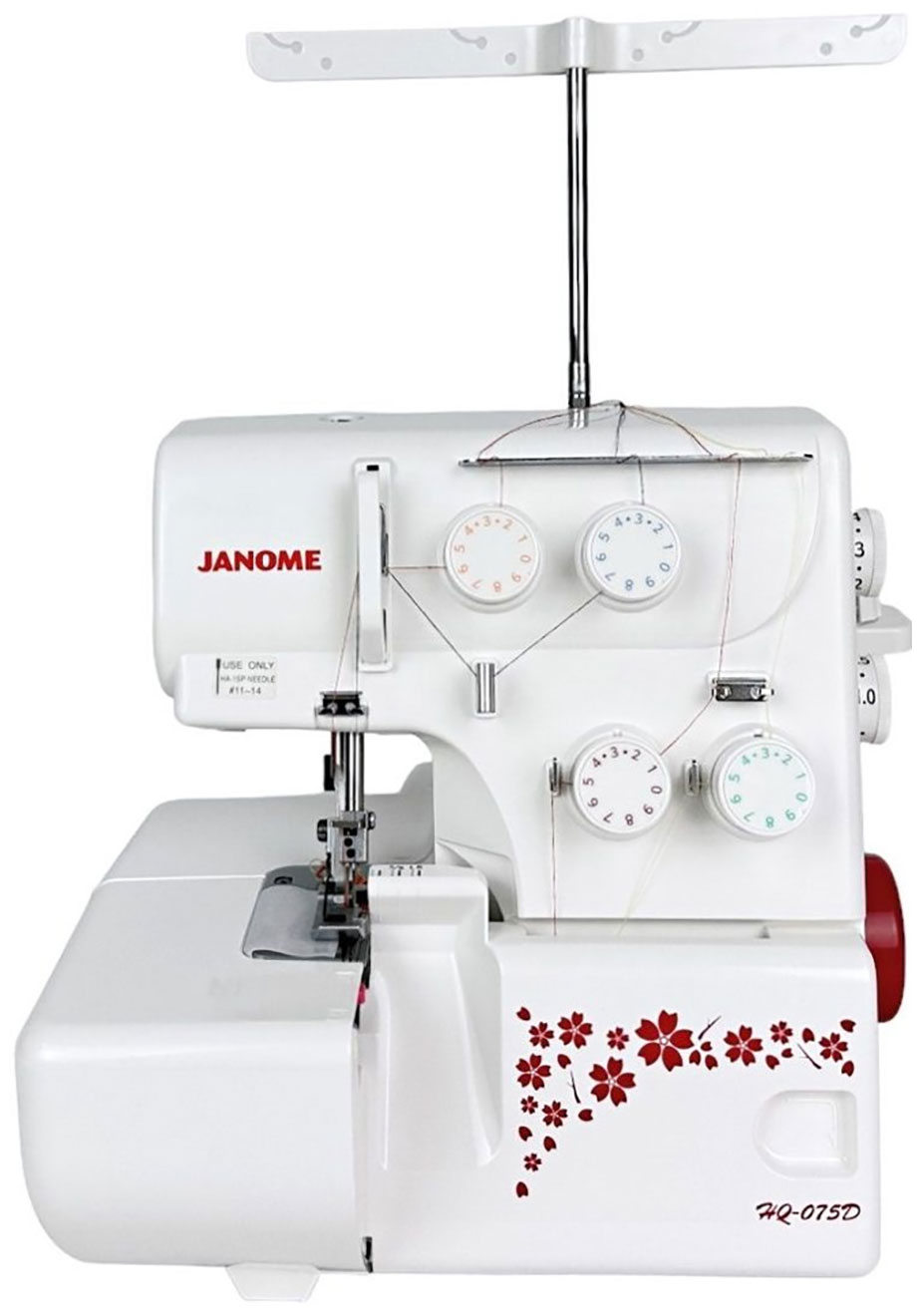 Изображение товара Оверлок Janome HQ-075D белый 8 операций дифференциальная подача
