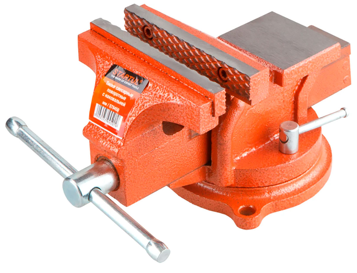 Изображение товара Тиски Startul 200мм, слесарные поворотные, MASTER (ST9450-200)
