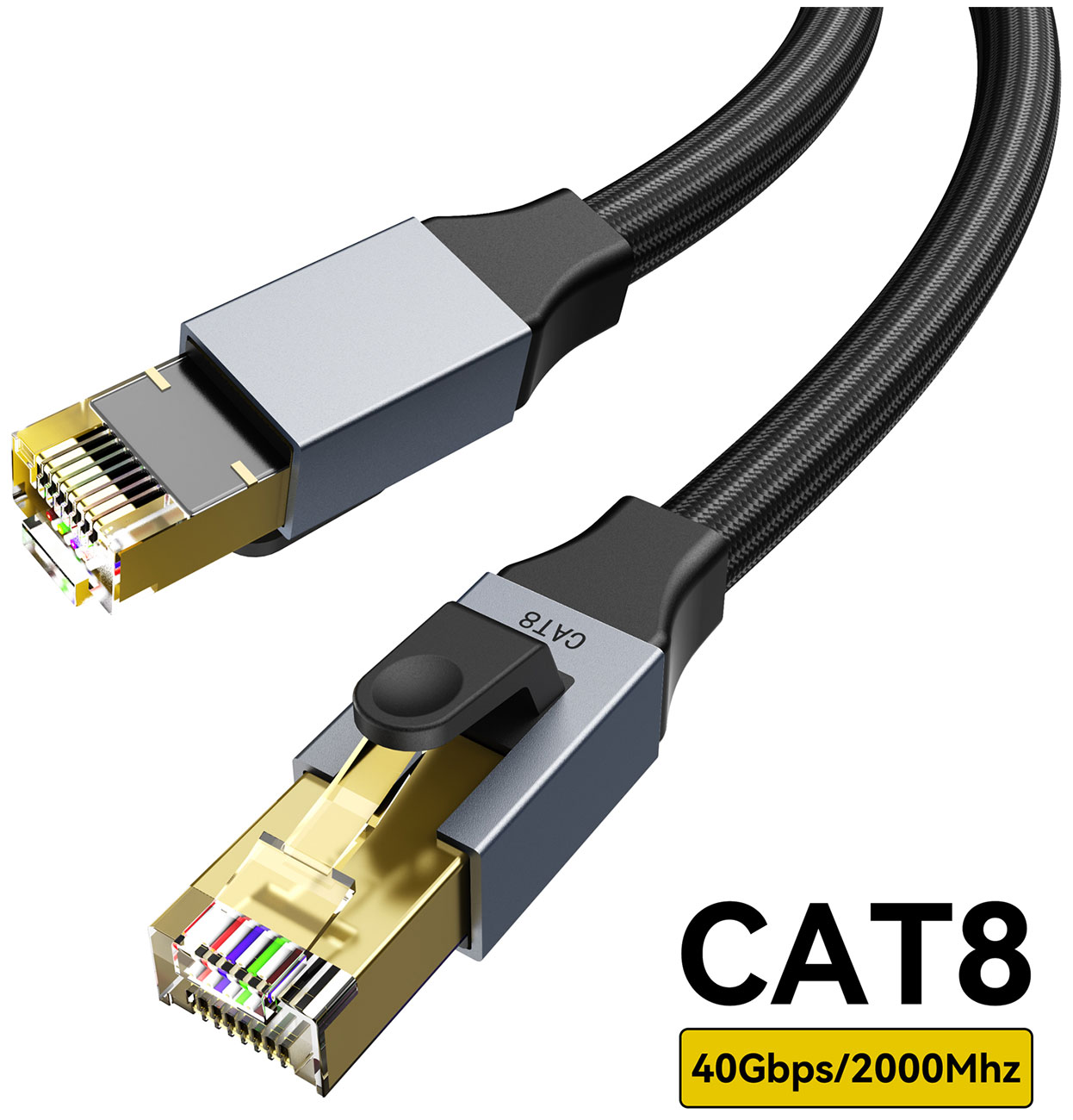 Изображение товара Сетевой кабель Mokin Cat.8 3 м с высокой скоростью передачи данных