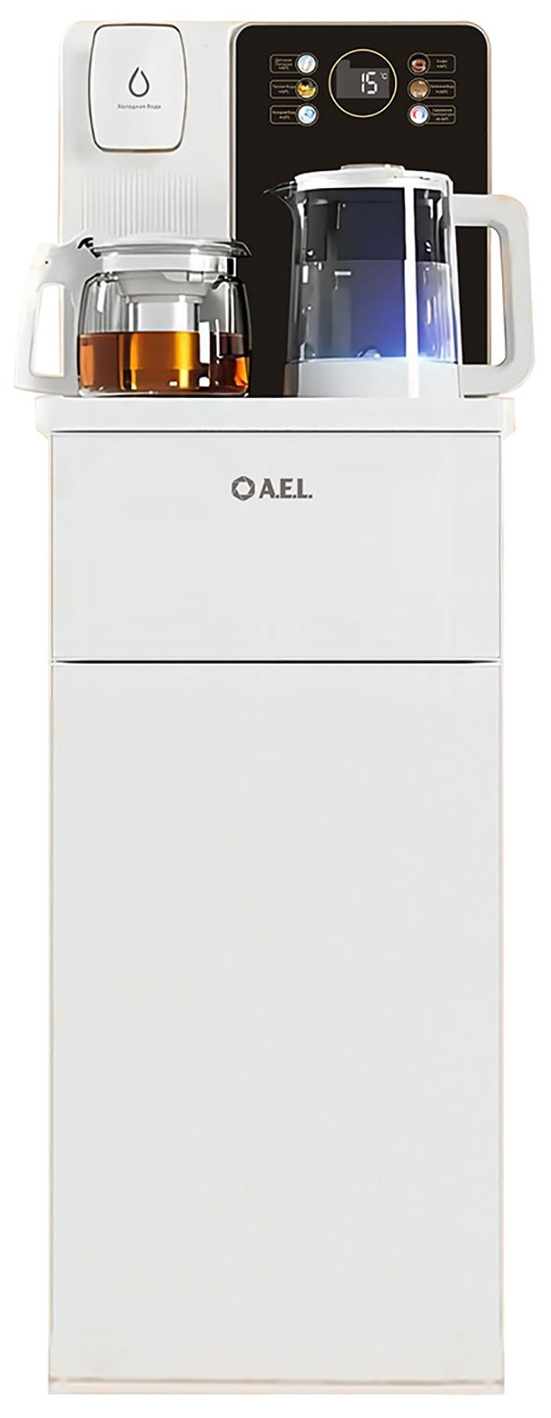 Изображение товара Кулер с чайным столиком AEL Тиабар TB83a-LD white