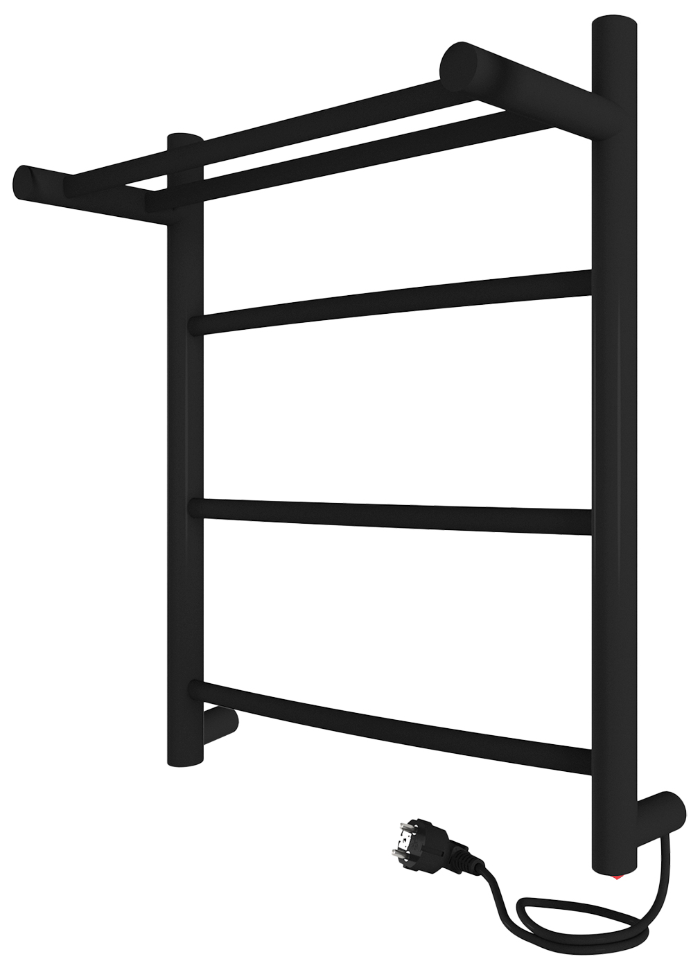 

Электрический полотенцесушитель Indigo Arc, с полкой, черный муар (LCAE50-40BRPR)