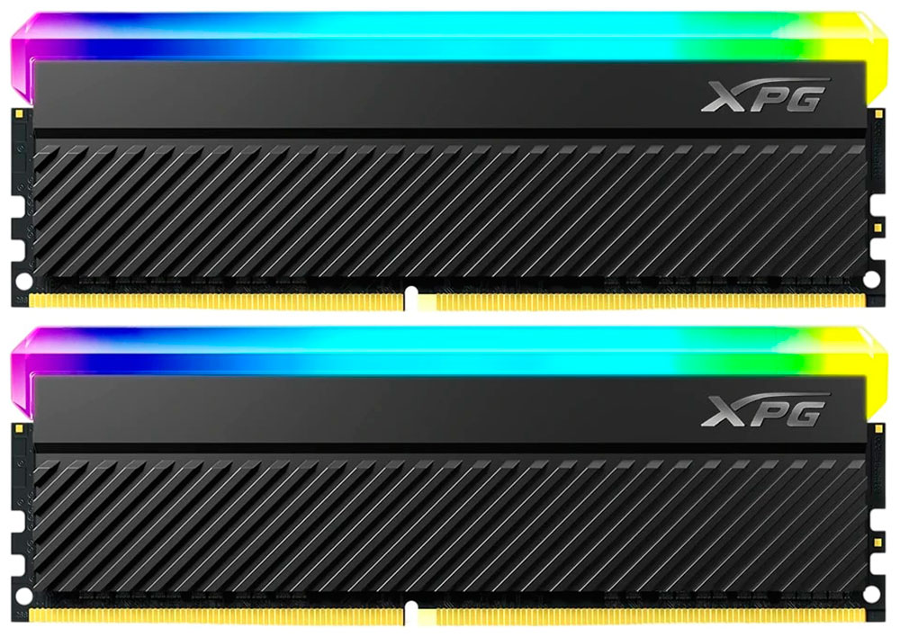 Изображение товара Оперативная память Adata DDR4 SPECTRIX D45G RGB 32GB (2х16GB) 3200MHz (AX4U320016G16A-DCBKD45G)