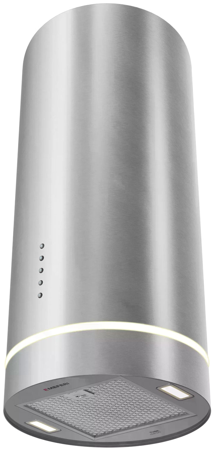 Изображение товара Кухонная вытяжка Meferi TUBE35IX COMFORT серебристая 1200 м3/ч с управлением