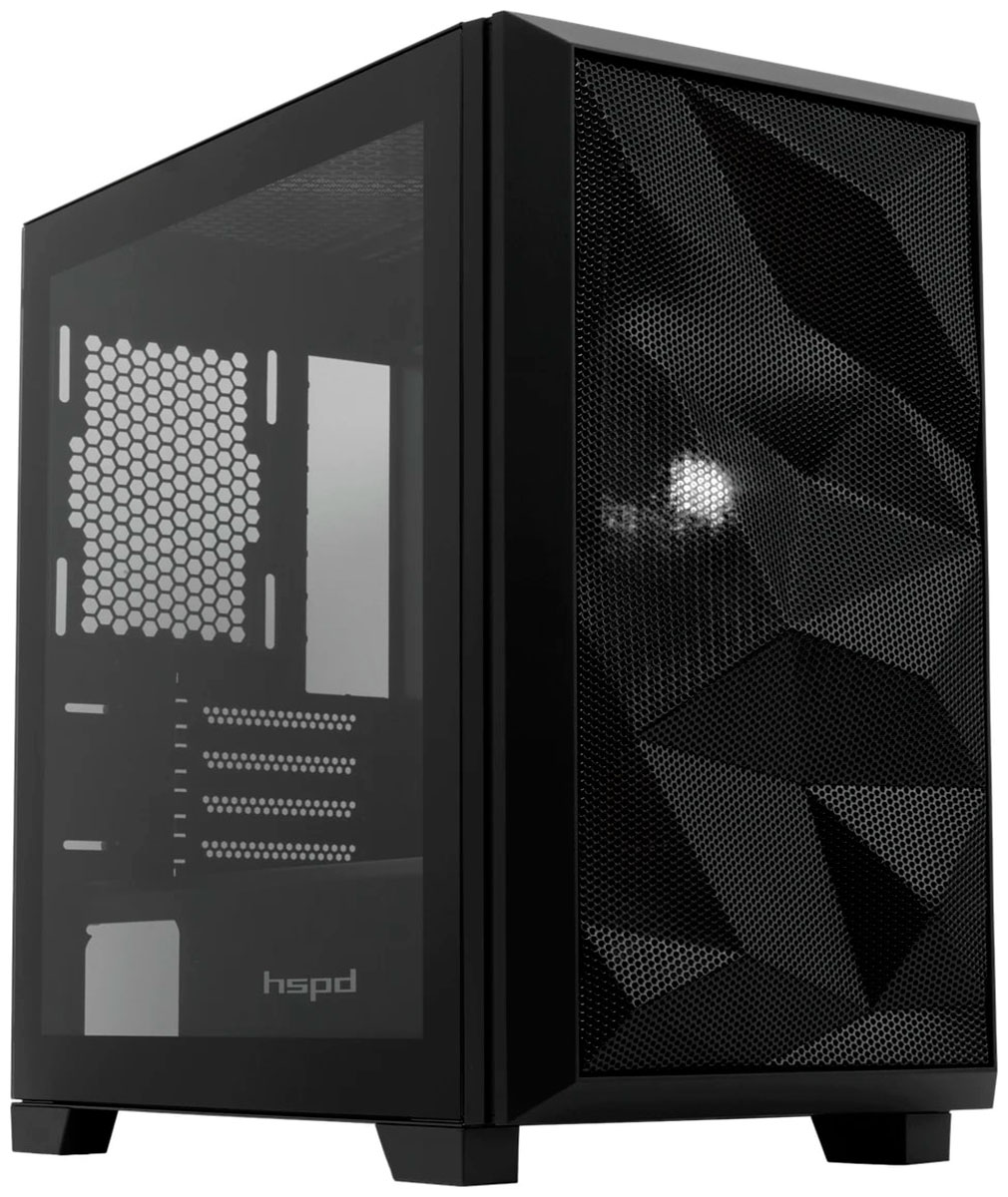 Изображение товара Компьютерный корпус HSPD M340 Black для сборки ПК