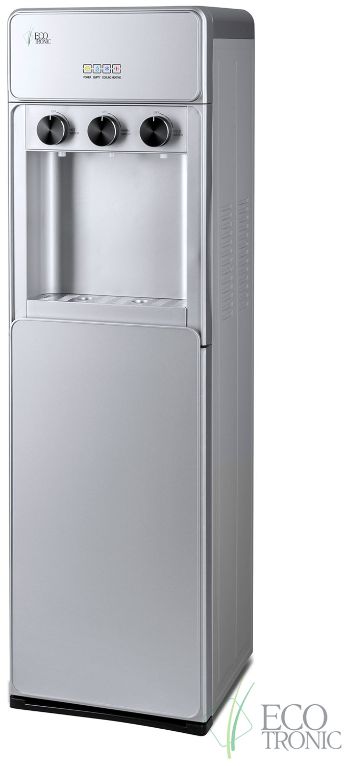 фото Кулер для воды ecotronic k42-lx full silver (etk13256)