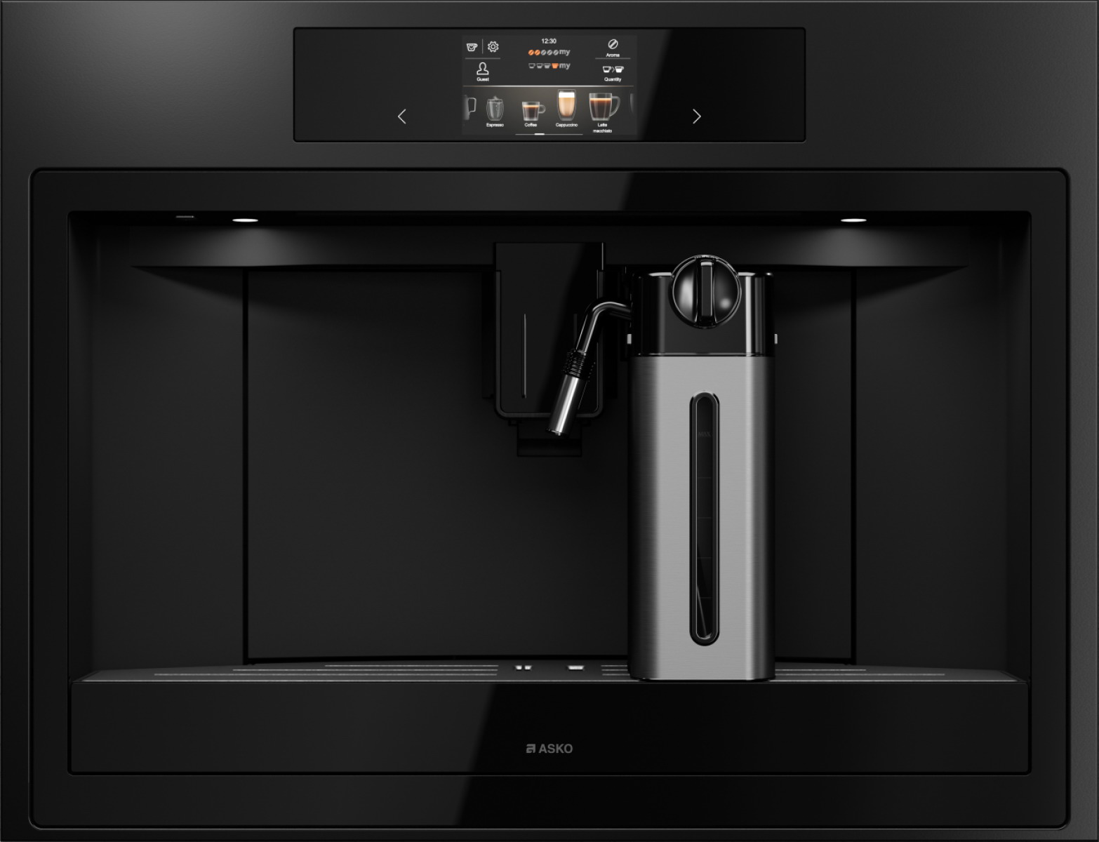 Изображение товара Встраиваемая кофемашина Asko CMB64GS с автоматической очисткой и сенсорным управлением