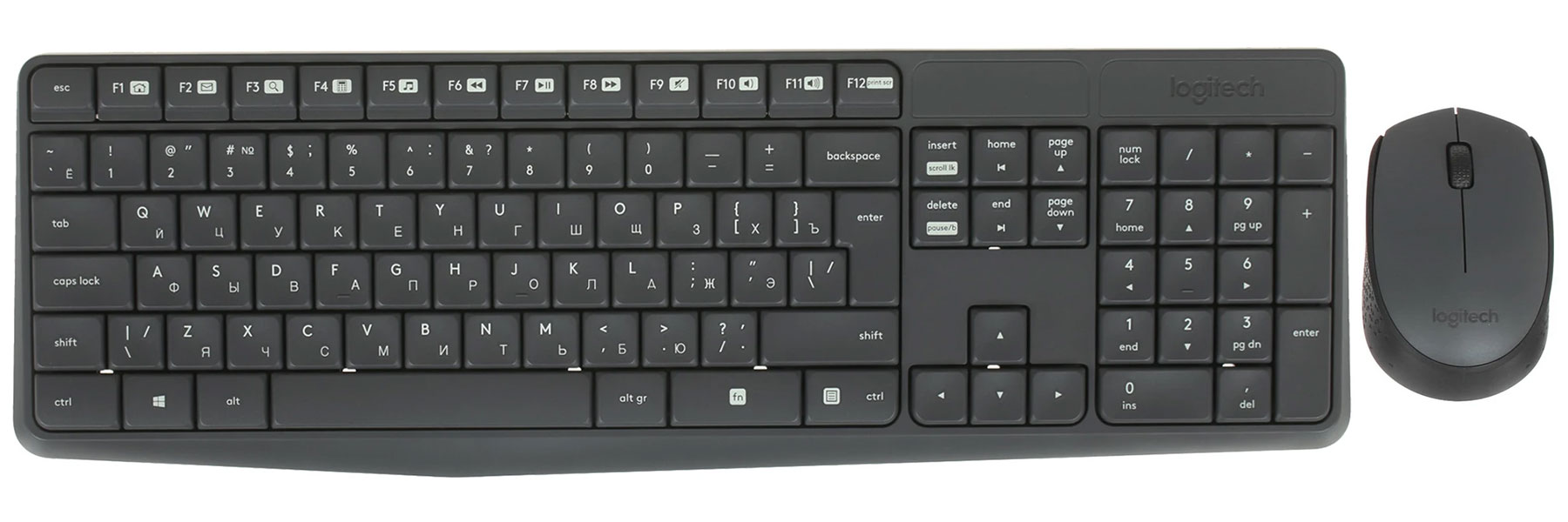 Изображение товара Клавиатура+мышь беспроводная Logitech MK235