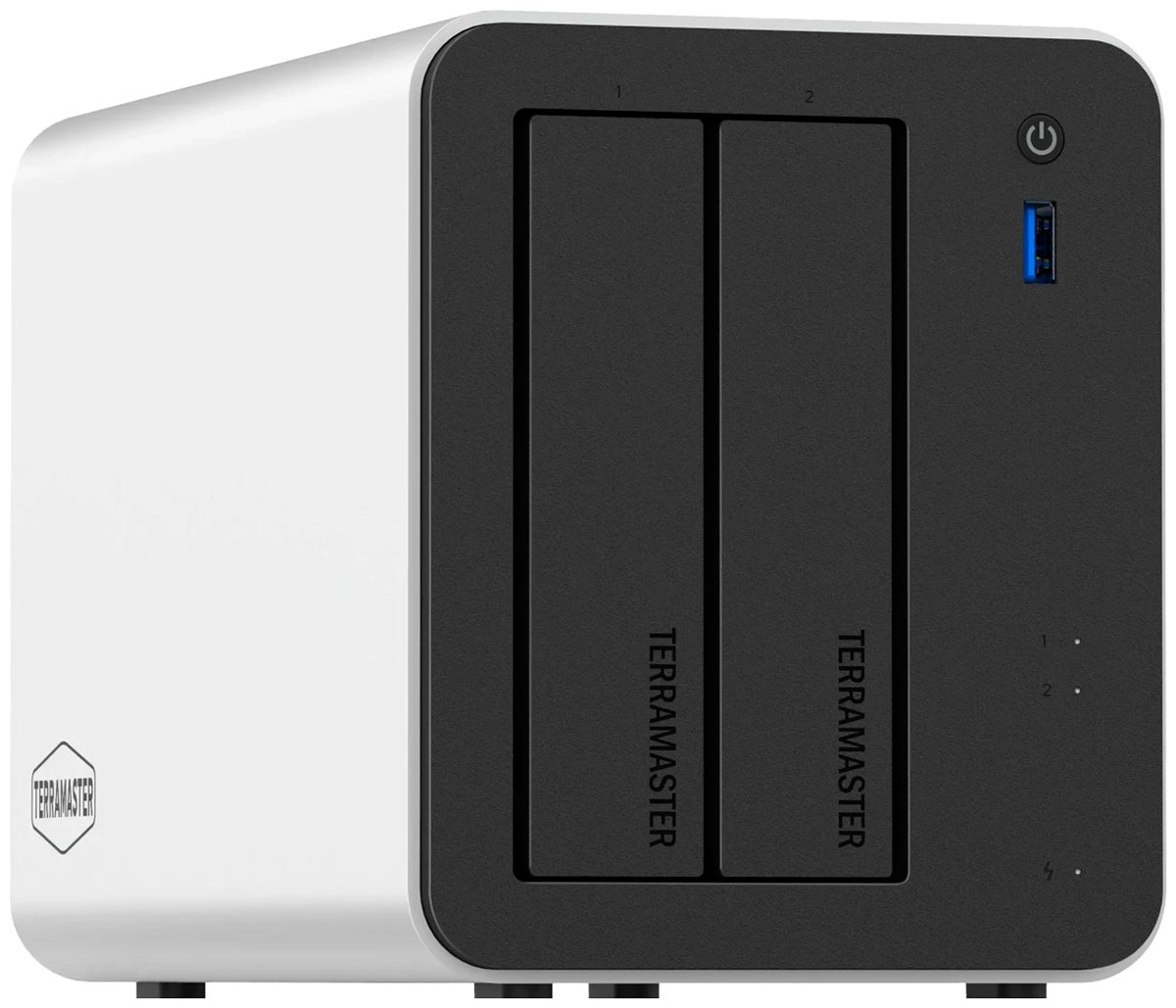 

Сетевое хранилище TerraMaster F2-425 Plus, Белый/черый