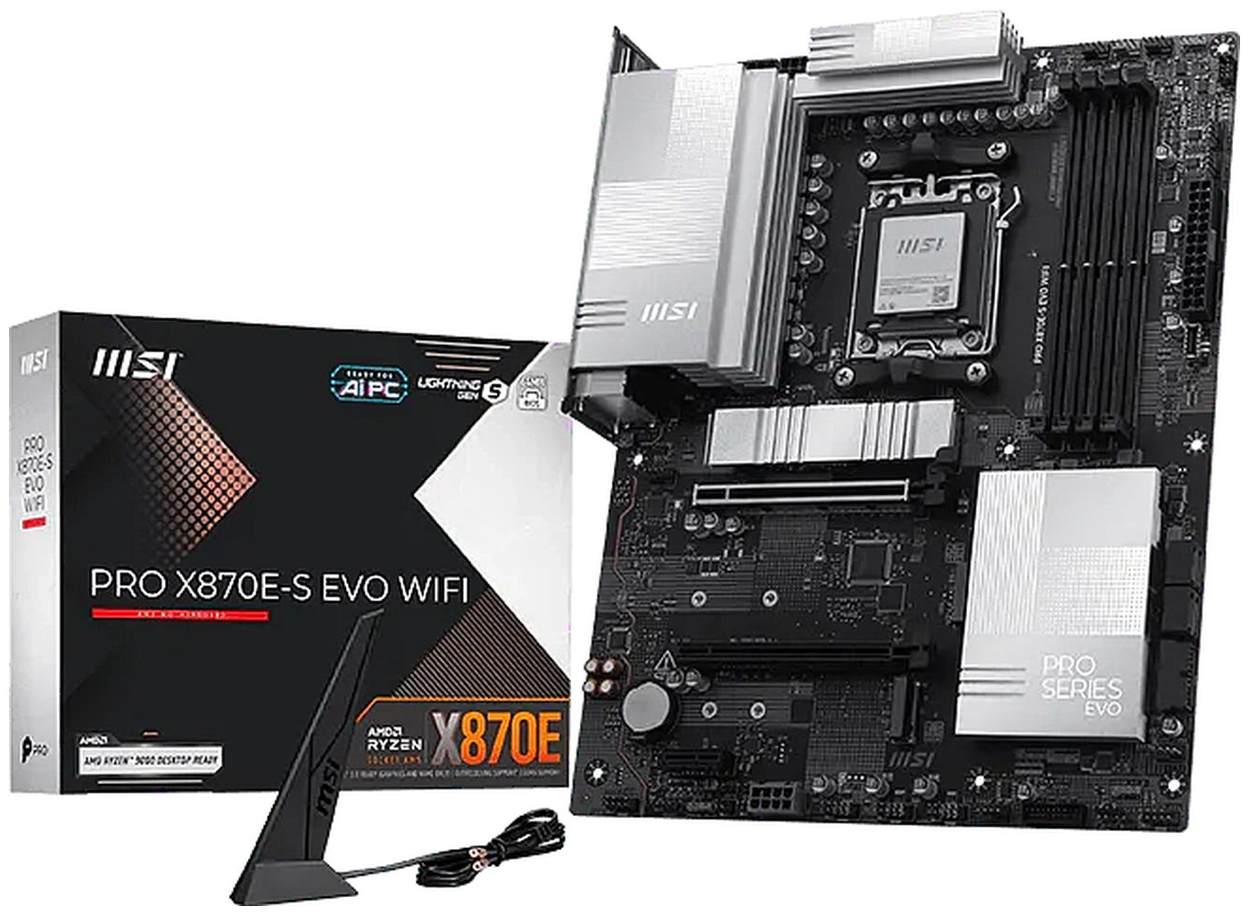 Изображение товара Материнская плата MSI PRO X870E-S EVO WIFI (AM5, ATX)