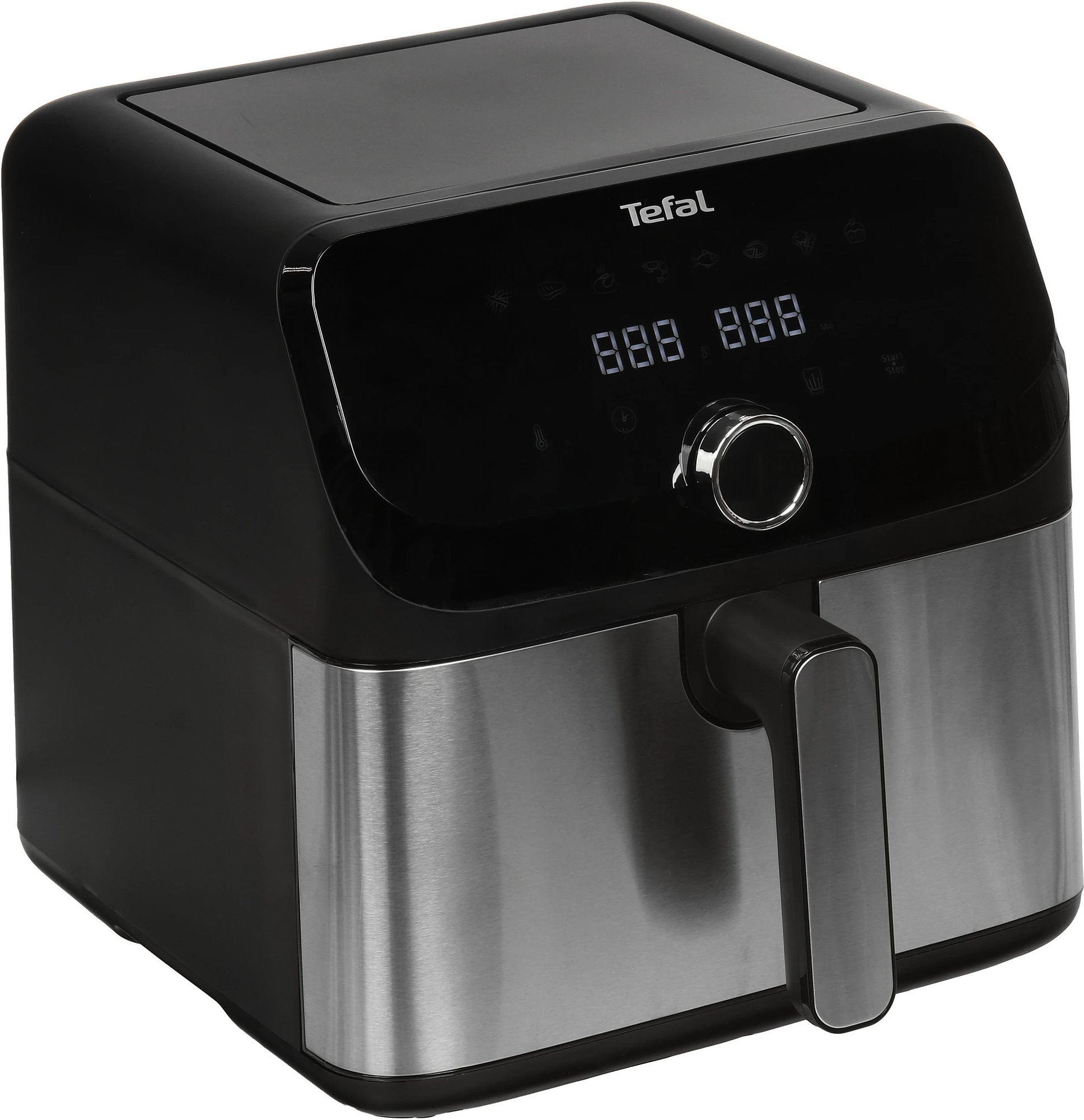 Изображение товара Аэрогриль Tefal Easy Fry Mega EY855D10, 7,5 л, нержавеющая сталь