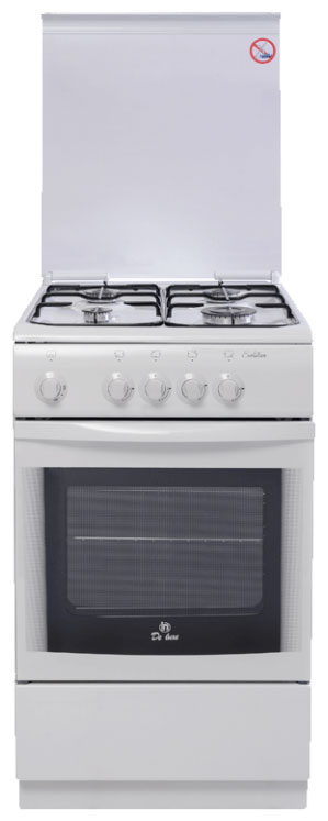 Изображение товара Газовая плита De luxe 506040.05 г с духовкой 54 л и 4 конфорками