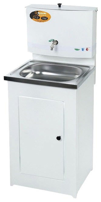 

Умывальник дачный Вихрь без подогрева, нержавеющая мойка, цвет белый 74/4/5