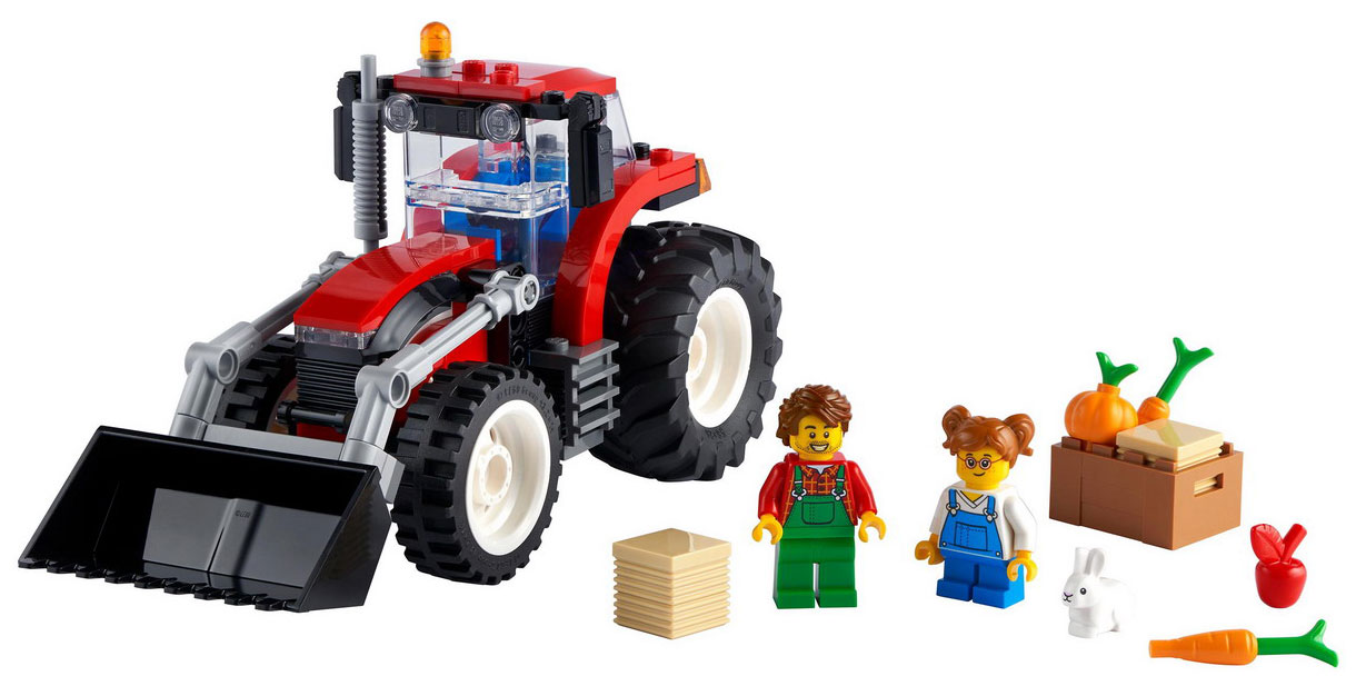 Конструктор Lego CITY ''Трактор'' 60287 конструктор lego city 60254 транспортировщик скоростных катеров