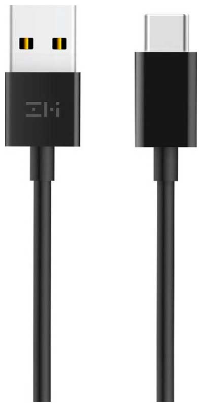 Кабель Zmi USB/Type-C ZMI 100 см 3A (AL701) черный кабель zmi usb type c zmi 100 см 3a al701 черный