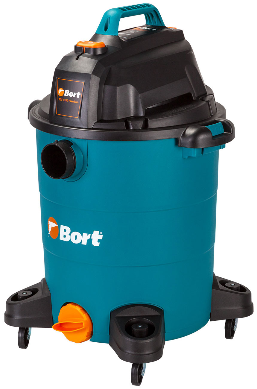 Строительный пылесос Bort BSS-1530-Premium пылесос строительный моющий bort bss 1530 1500 вт 30 л 93412628