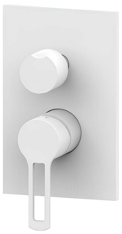 Изображение товара Смеситель для душа Paffoni Ringo RIN018BO/M с внутренней частью белый