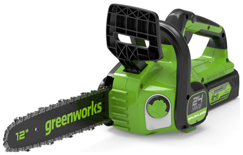 Цепная пила аккумуляторная Greenworks GD24CS30, 24V. Цепная пила аккумуляторная Greenworks GD24CS30, 24V.