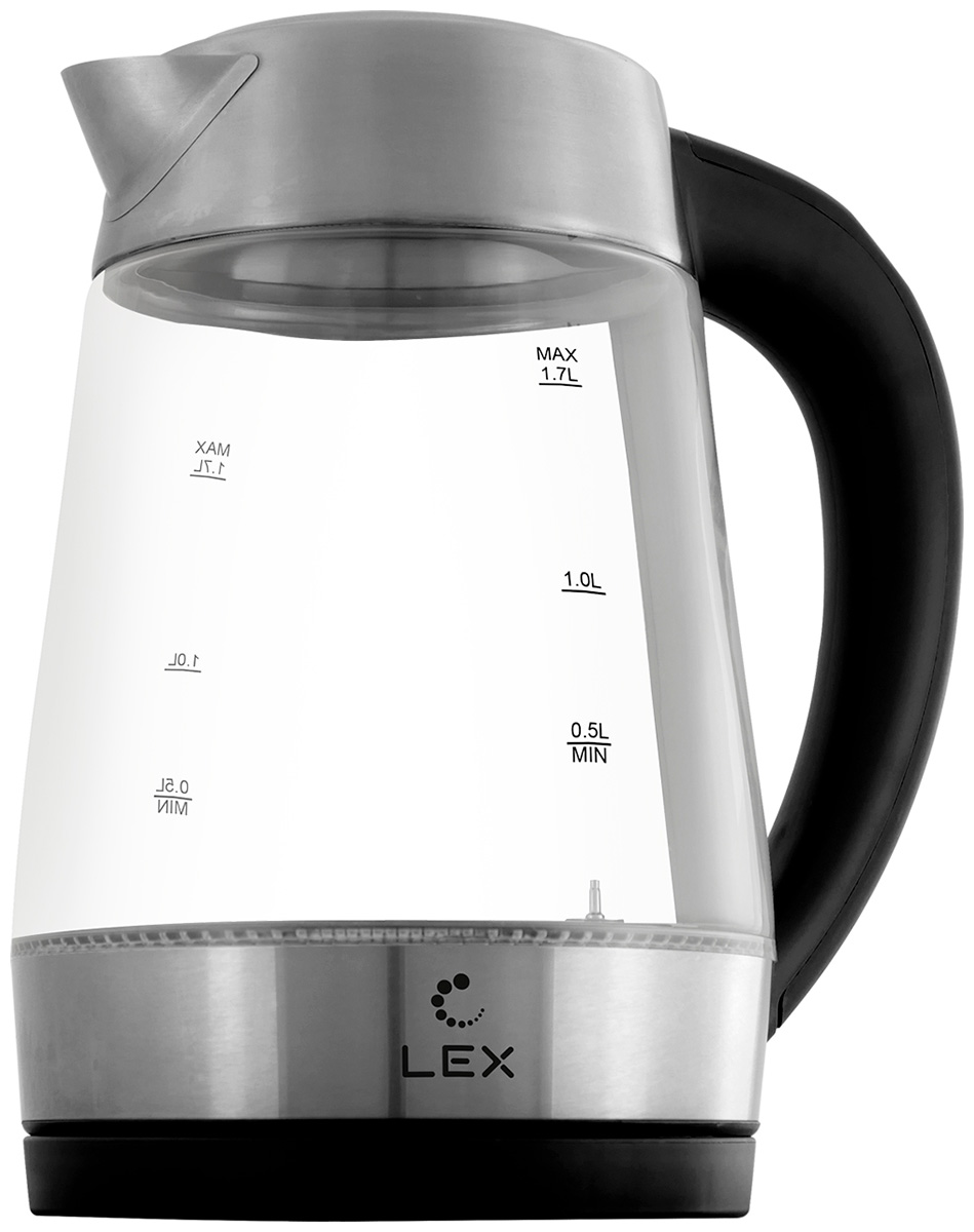 Чайник электрический LEX LX 30012-1 черный чайник электрический lex lx 30011 1 черный