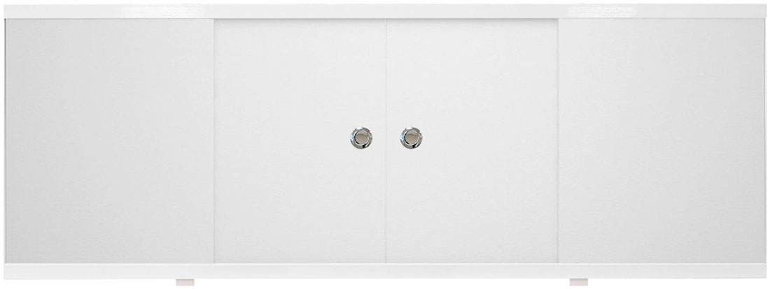 Изображение товара Фронтальная панель для ванны Aquanet Kupe 174 белая раздвижная