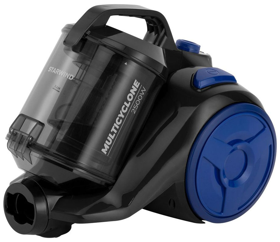 

Пылесос напольный Starwind SCV2555 2500Вт черный/синий