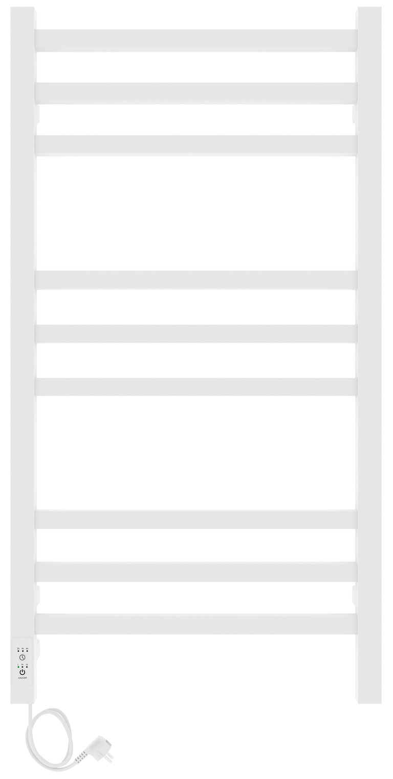 

Полотенцесушитель электрический Laris Астор ЧК9 350х700 Белый Муар Левое подключение 73207769