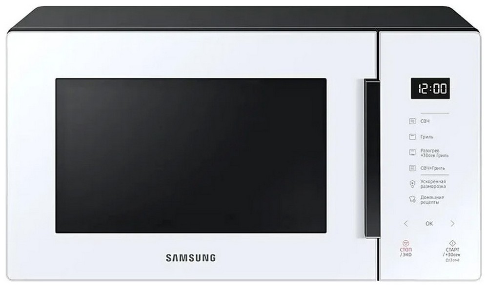 Изображение товара Микроволновая печь Samsung MG23T5018AW BW с грилем сенсорное управление Изображение товара Микроволновая печь Samsung MG23T5018AW BW с грилем сенсорное управление