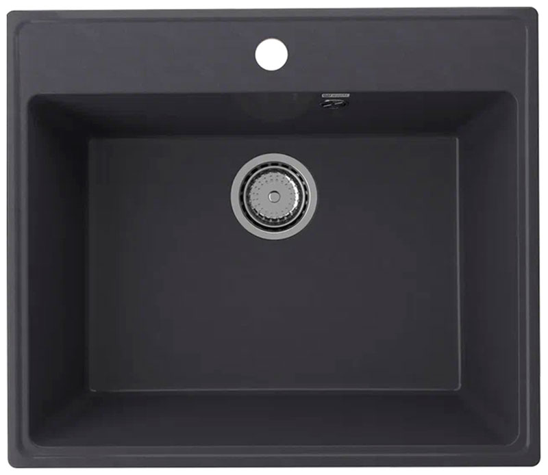 Изображение товара Кухонная мойка Ulgran Quartz Forte космос 580-08, кварцевый композит, квадратная, врезная