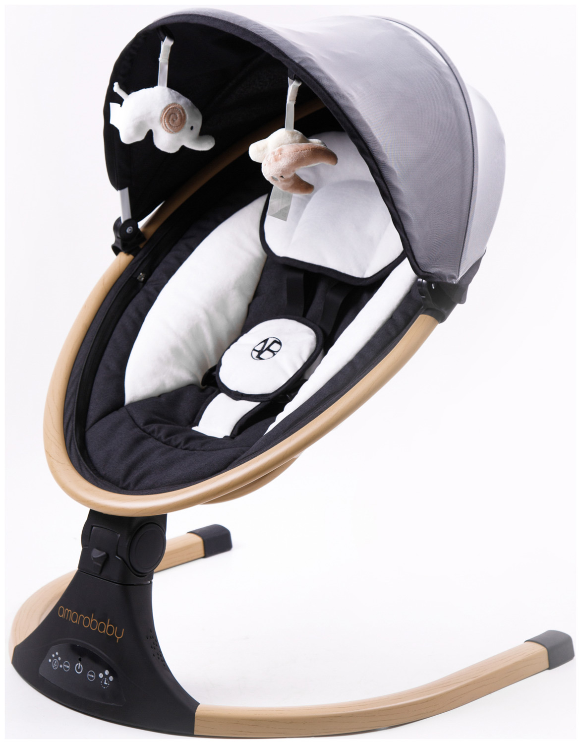 Детские электрокачели Amarobaby ERGO SWING черный (AB22-22ERGO/09) Детские электрокачели Amarobaby ERGO SWING черный (AB22-22ERGO/09)