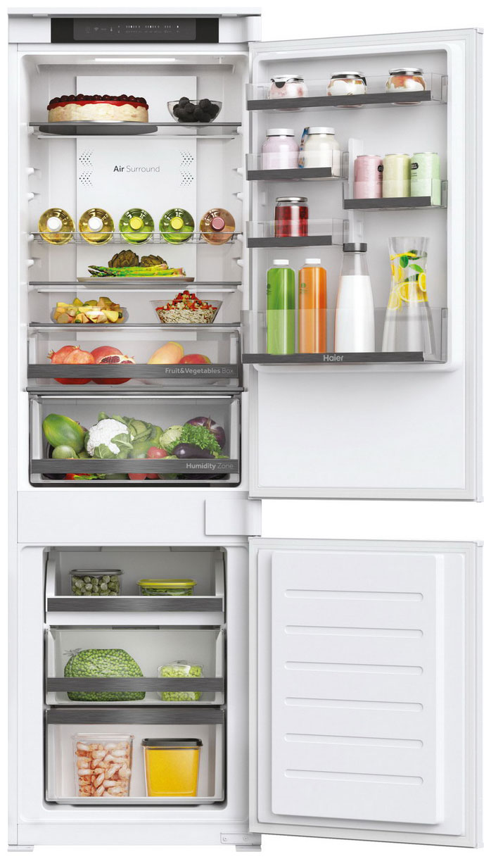 Встраиваемый двухкамерный холодильник Haier HBW5518ERU встраиваемый двухкамерный холодильник kuppersberg nbm 17863