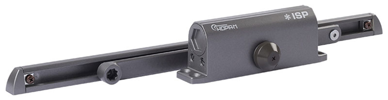 

Доводчик дверной Нора-М Isparus 430 Slider со скользащей тягой 40-100 кг графит 18774