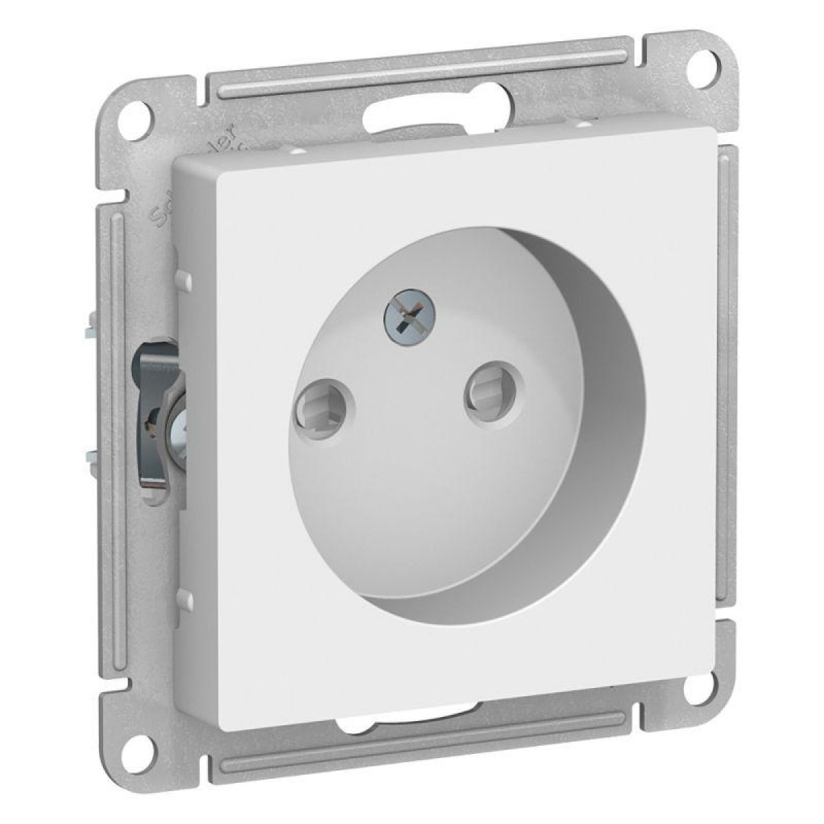 Изображение товара Розетка Systeme Electric AtlasDesign 16А IP20 без заземлительной защиты