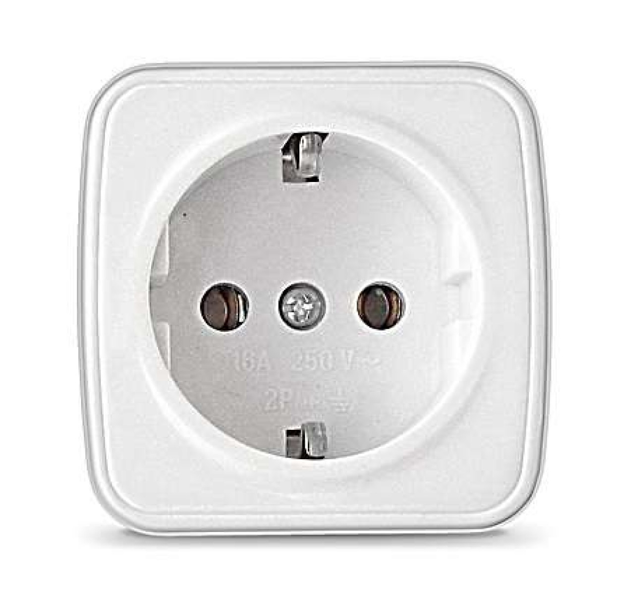 Изображение товара Розетка 1-м ОП Электра 16А IP20 с заземл. бел. от Союз