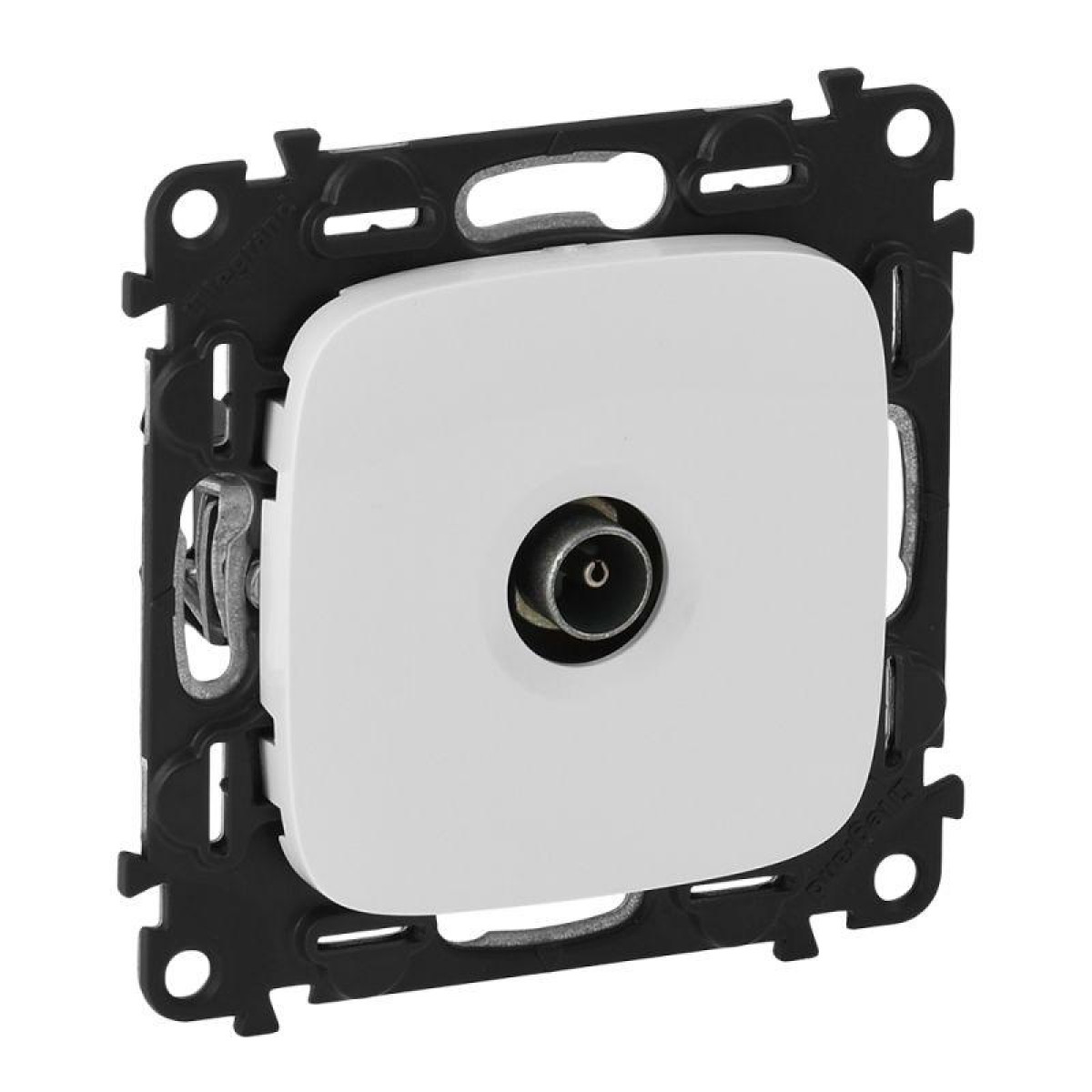 Изображение товара Розетка телевизионная оконечная TV Valena Allure белая с лицевой панелью